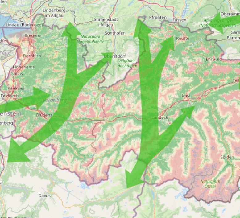 widerstandsmodell von köhler - Alpenvorland