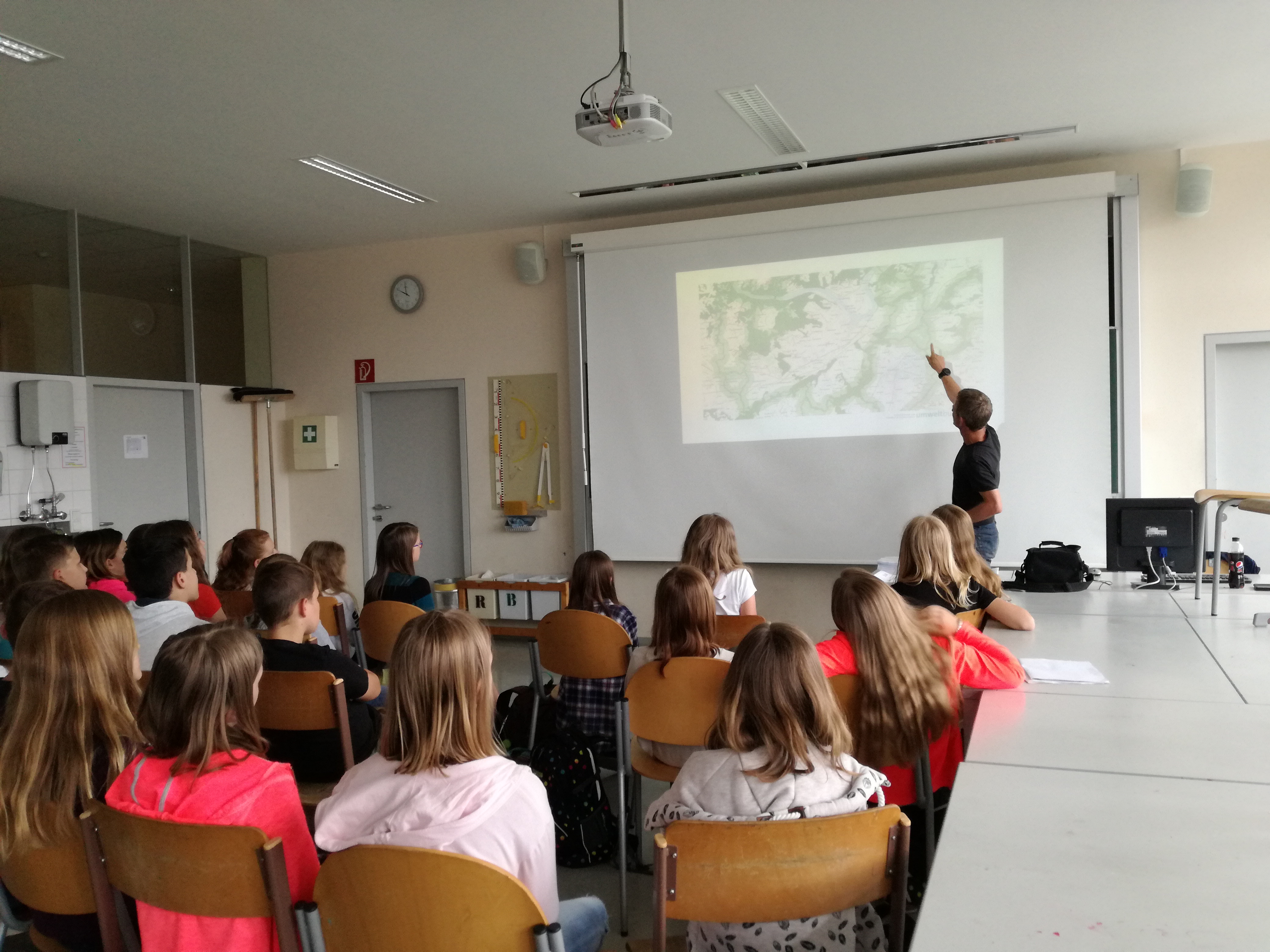 Schulische Veranstaltung Lebensraumvernetzung Wieselburg